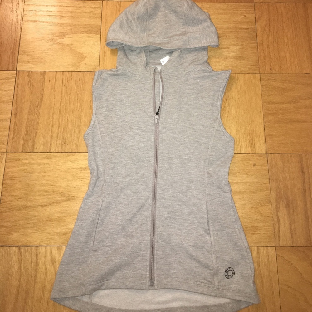 GLYDER Heather grey Vest with pockets